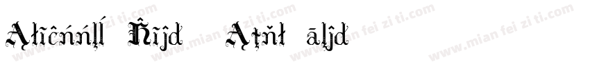 Ericsson Hilda ExtraBold字体转换